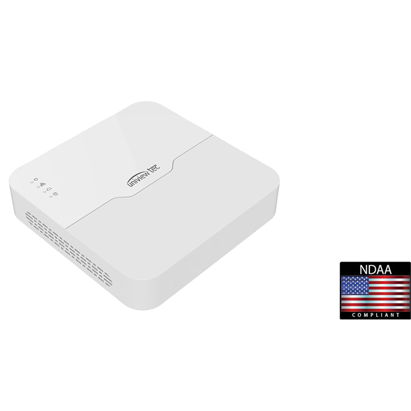 8ch, 8 PoE, 4K Resolution, H.265 NVR - 4TB